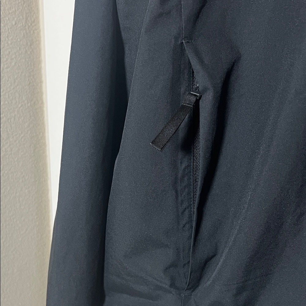 Adidas Black Windbreaker 3-stripes Hooded Jacket XL - Picture 6 of 9